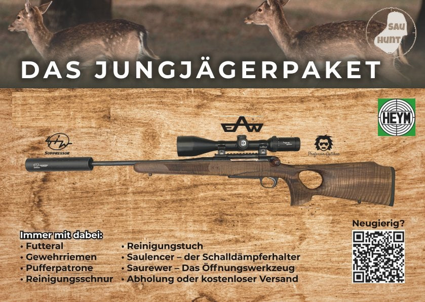 SauernHEYMer - Jungjägerpaket (JJP) mit der HEYM SR30 od. SR21