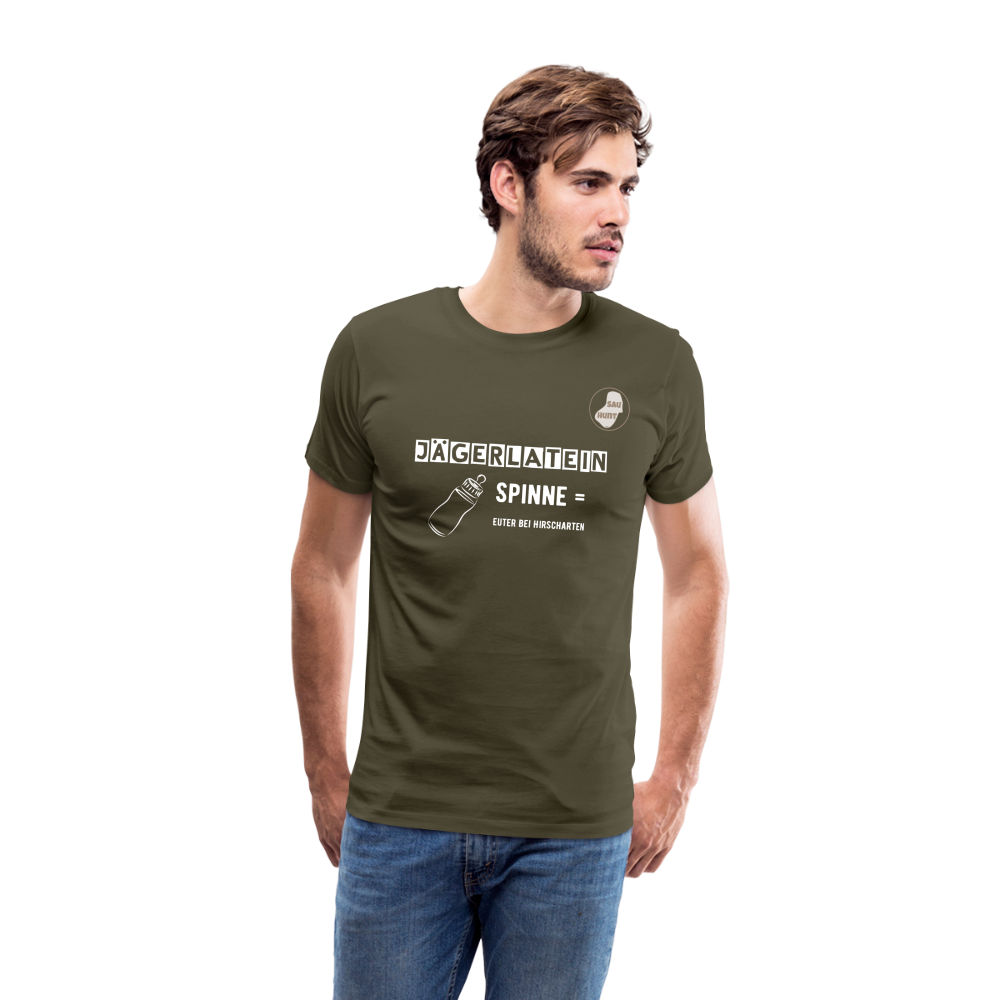 Jagdshirt - Spinne - Khaki