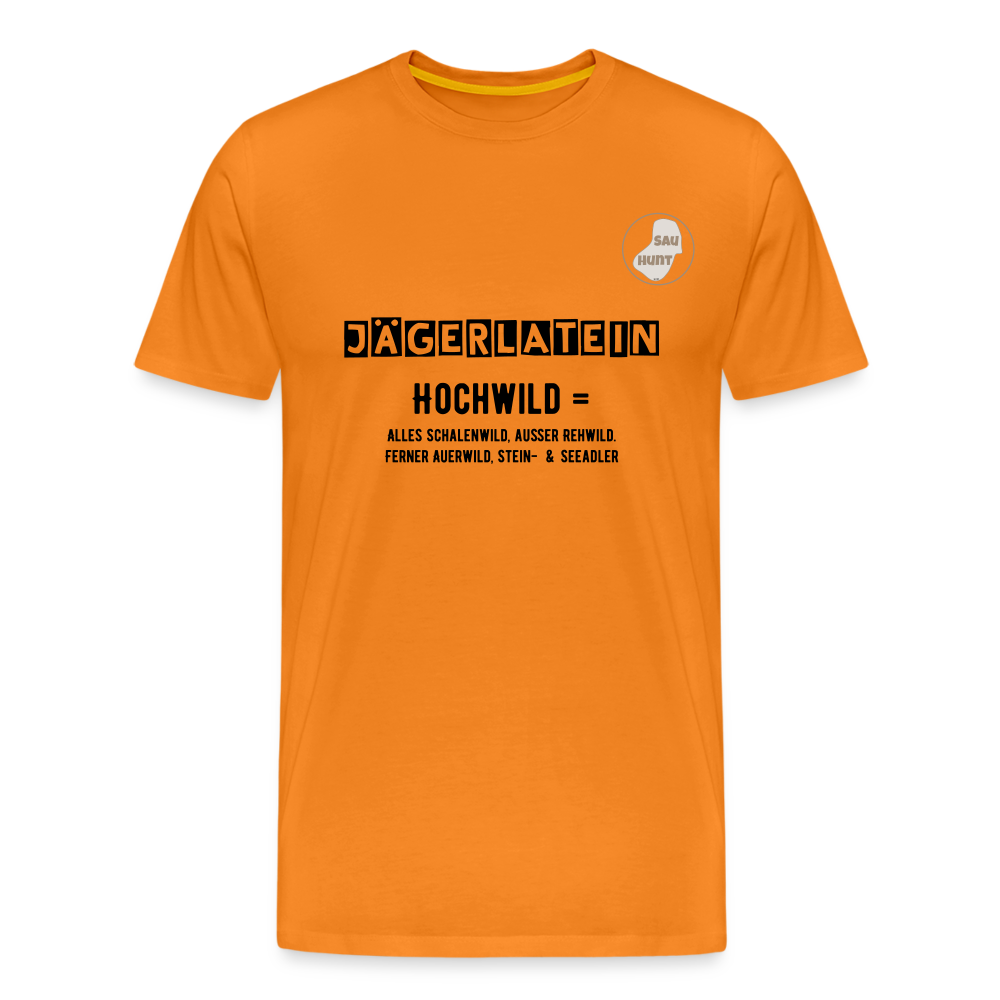 Jagdshirt - Hochwild - Orange