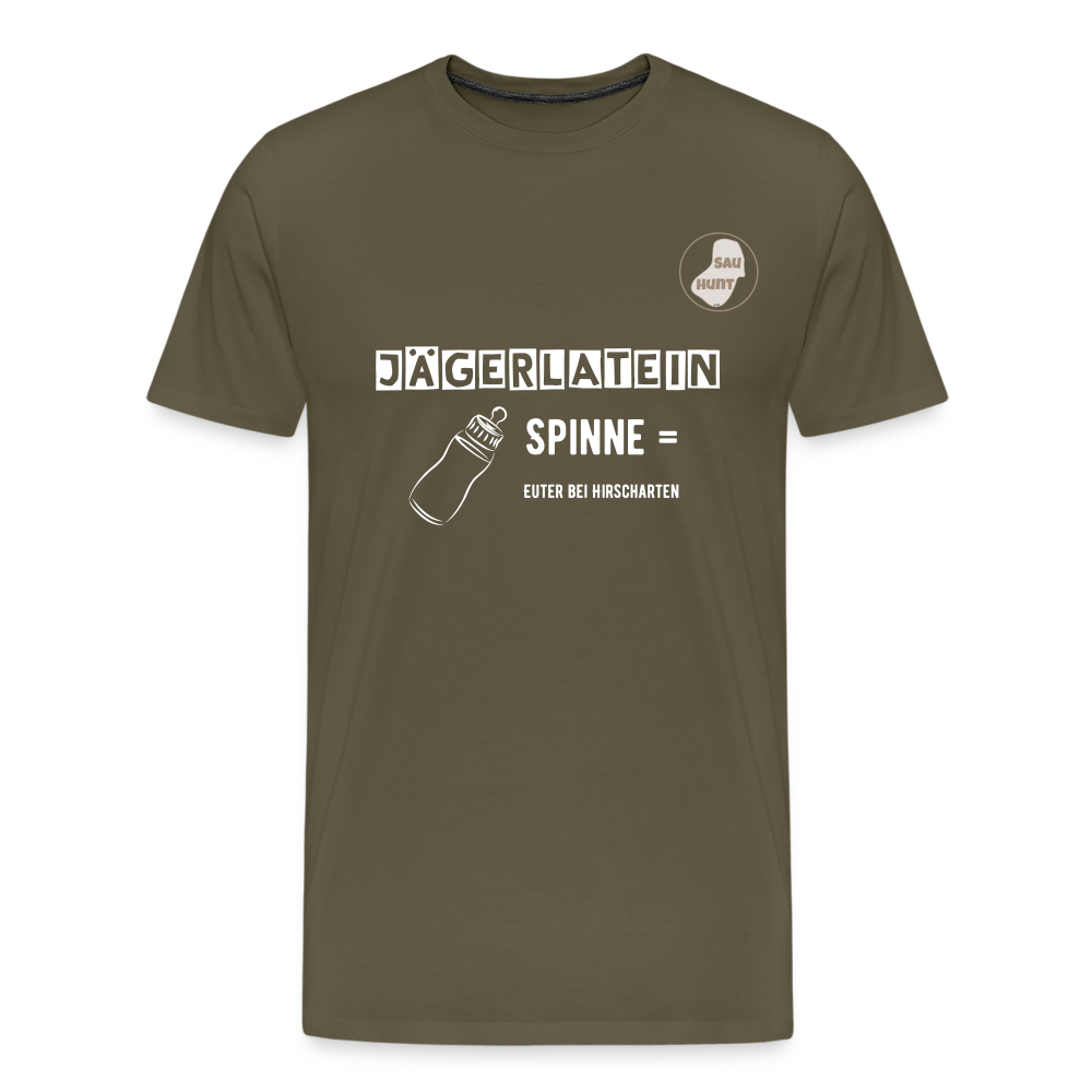 Jagdshirt - Spinne - Khaki