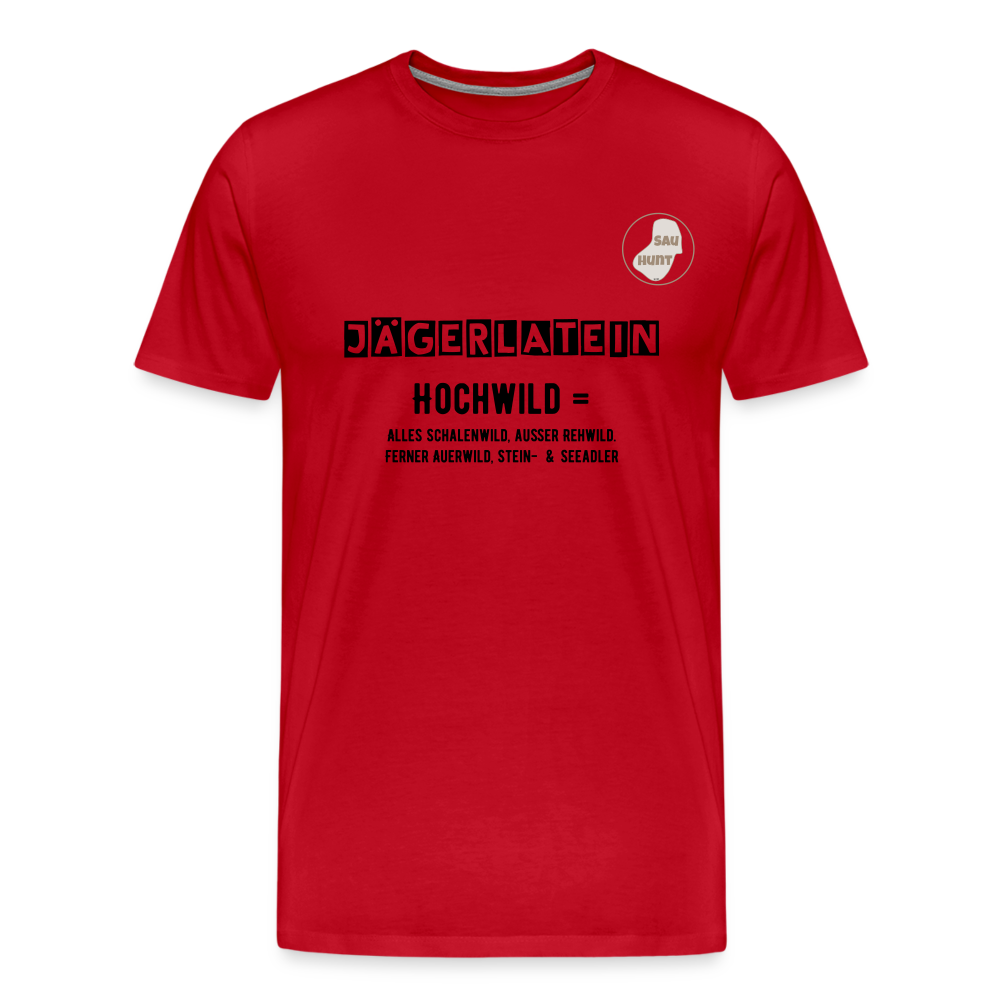 Jagdshirt - Hochwild - Rot