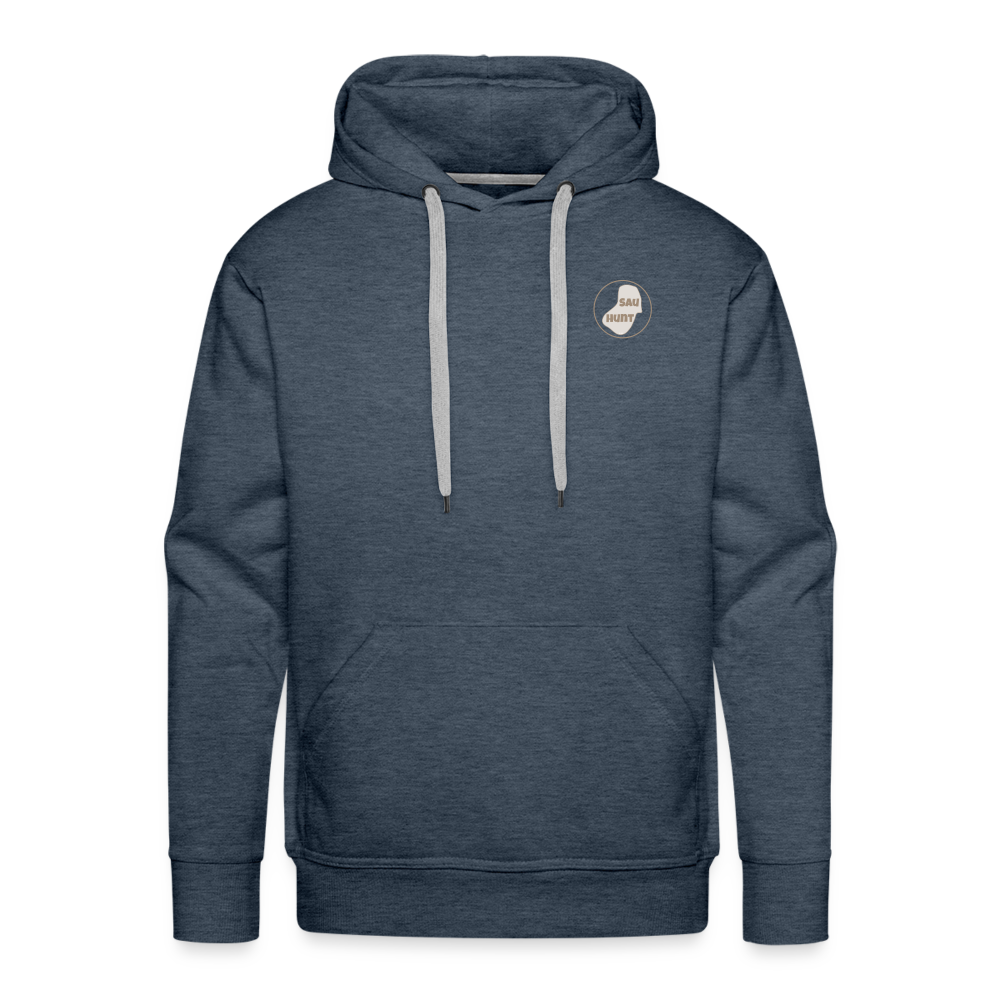 Hoodie - SauHunt - Jeansblau