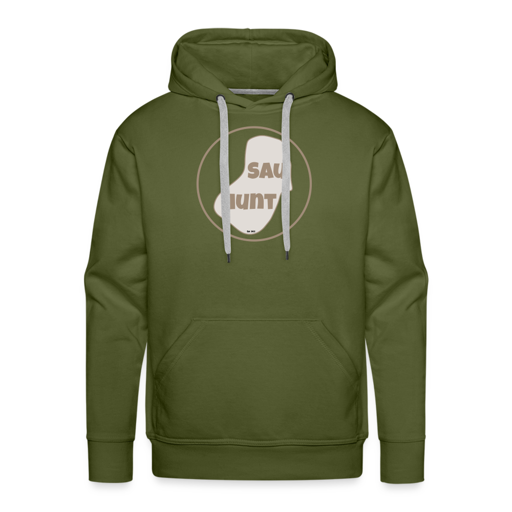 Promo Hoodie - SauHunt - Olivgrün