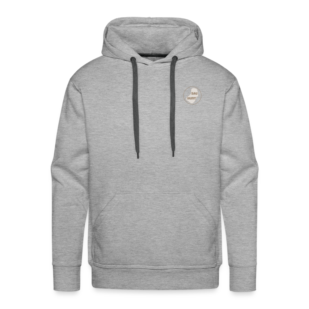 Hoodie - SauHunt - Grau meliert