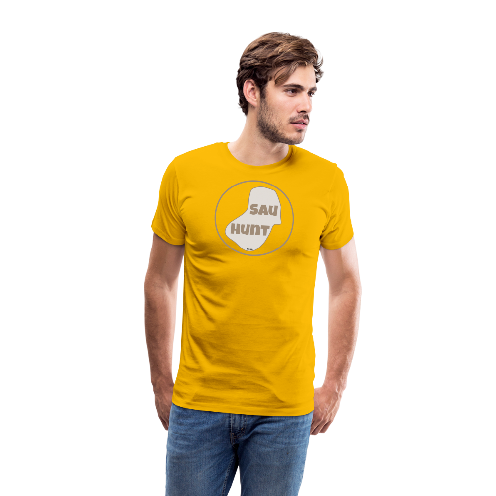 Promo Shirt - SauHunt - Sonnengelb