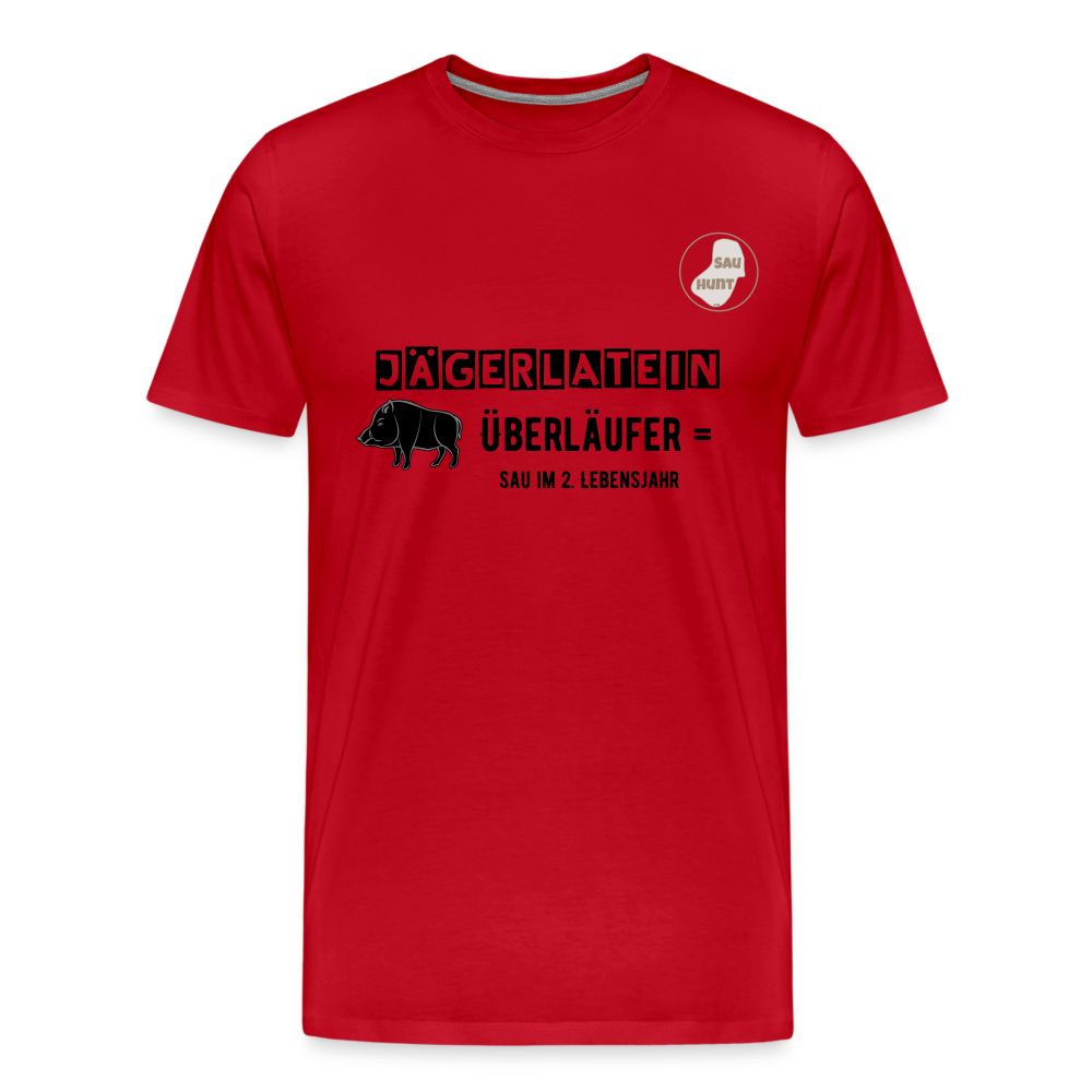 Jagdshirt - Überläufer - Rot