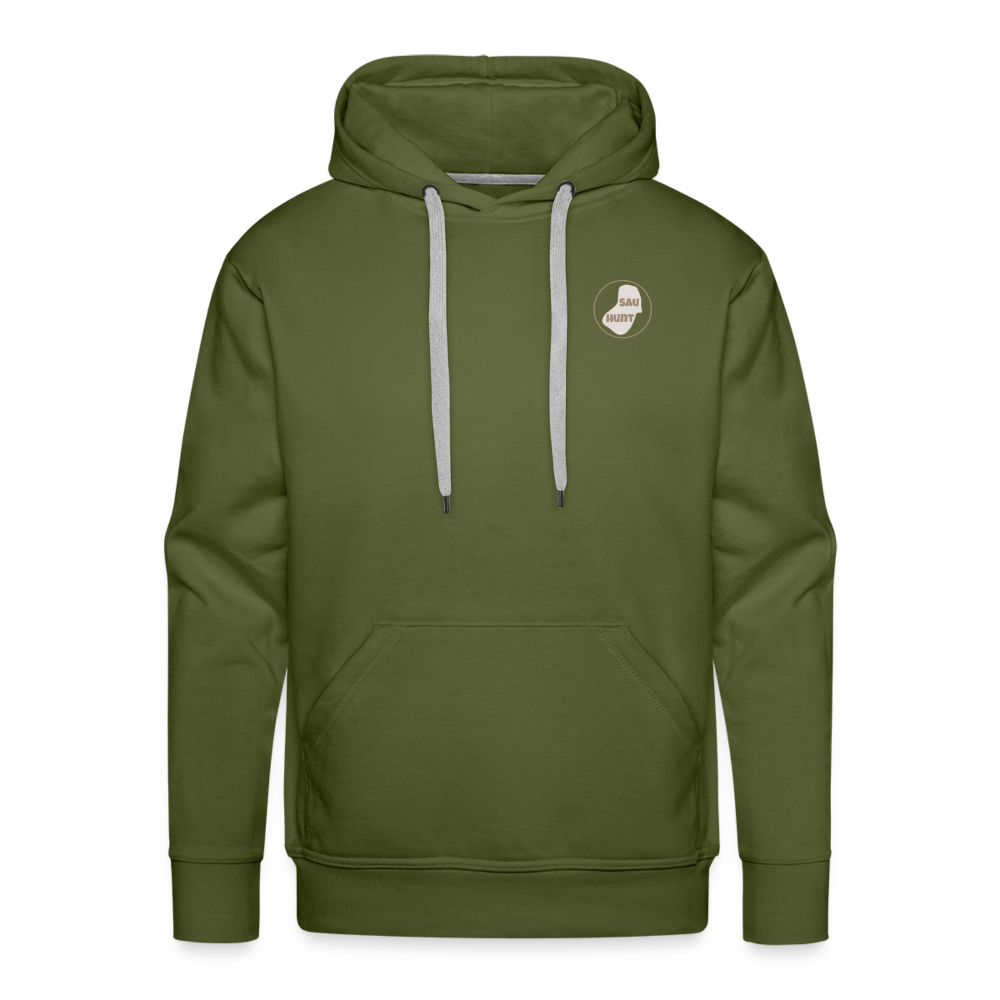 Hoodie - SauHunt - Olivgrün