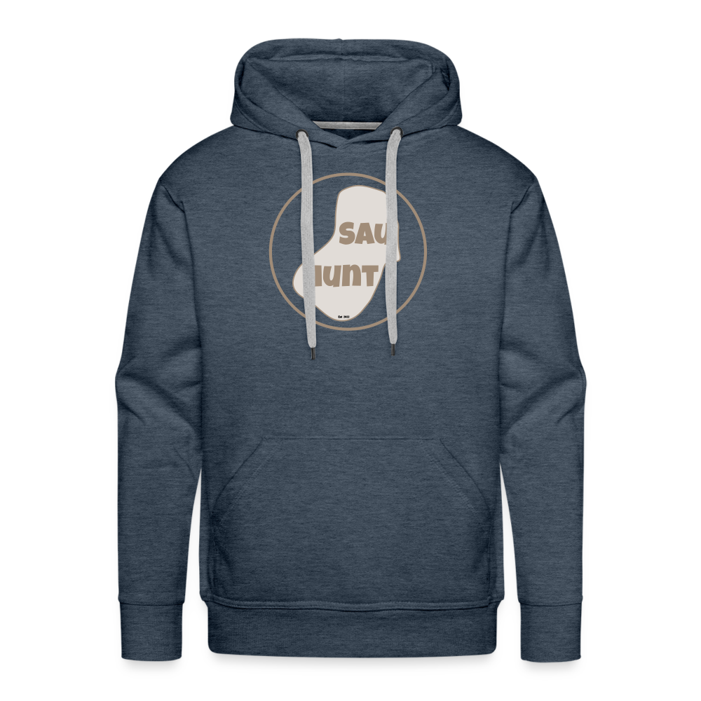 Promo Hoodie - SauHunt - Jeansblau