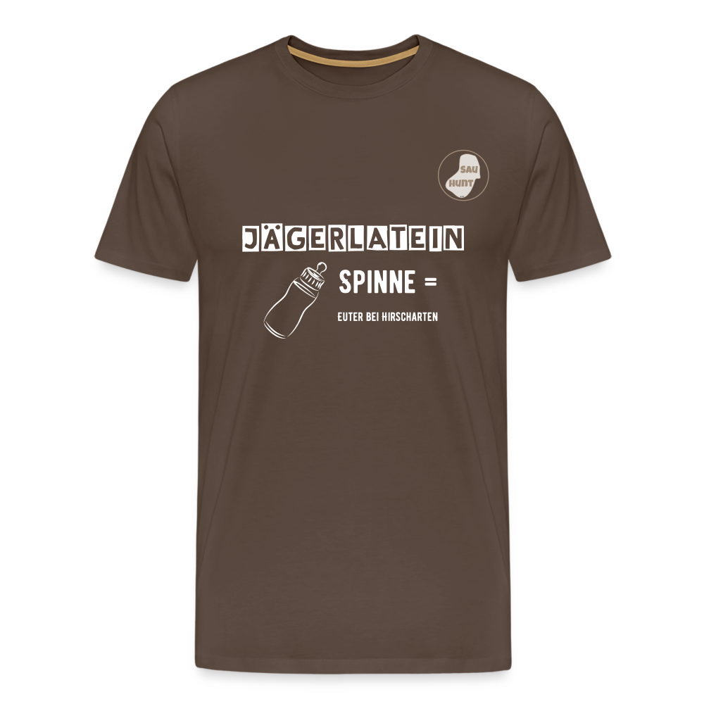 Jagdshirt - Spinne - Edelbraun