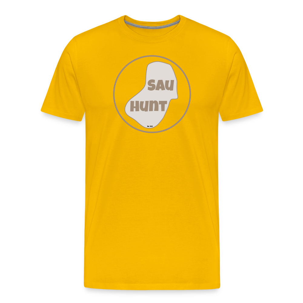 Promo Shirt - SauHunt - Sonnengelb