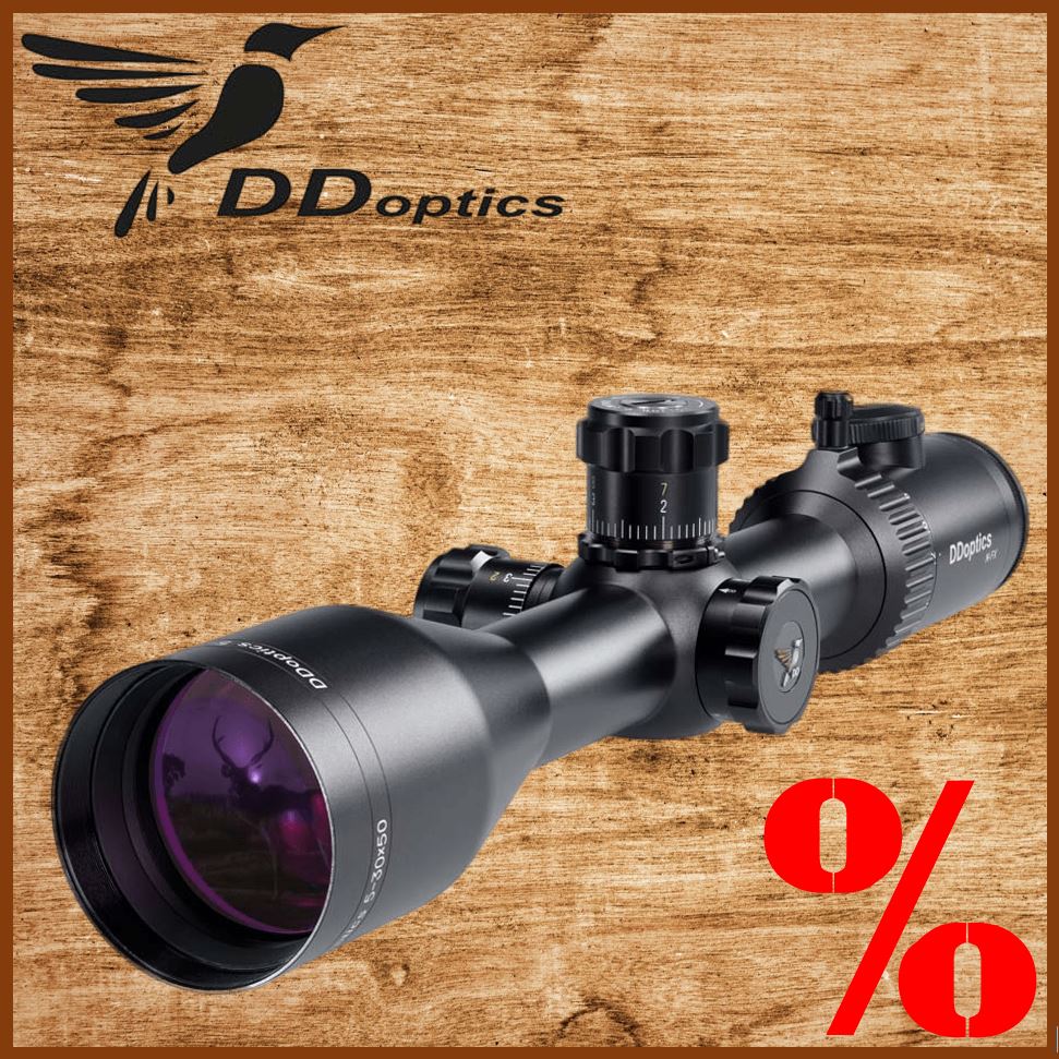 DDOptics - NEW Riflescope Nighteagle 5-30x50 NFX 2nd focal plane reticle: MilDot