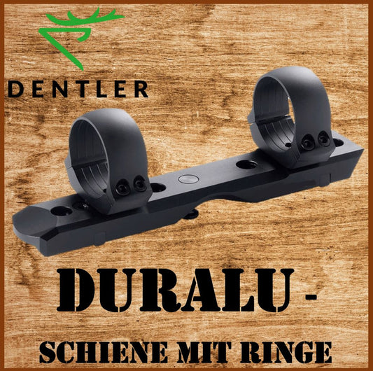 Dentler - BASE mounting rail - SET with rings ⌀30mm or ⌀34mm - different heights