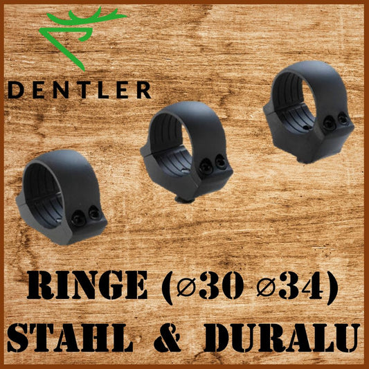 Dentler - Ring ⌀30mm or ⌀34mm for BASIS mounting rail - different heights 