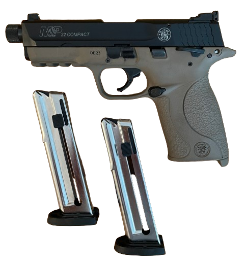 Pistole - S&W M&P 22 Compact FDE-Griffstück SOFORT VERFÜGBAR