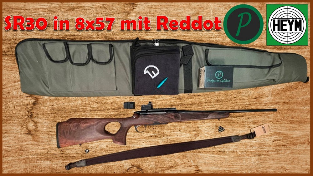 Waffenpaket - HEYM SR30 in 8x57 IS und Reddot Königssee