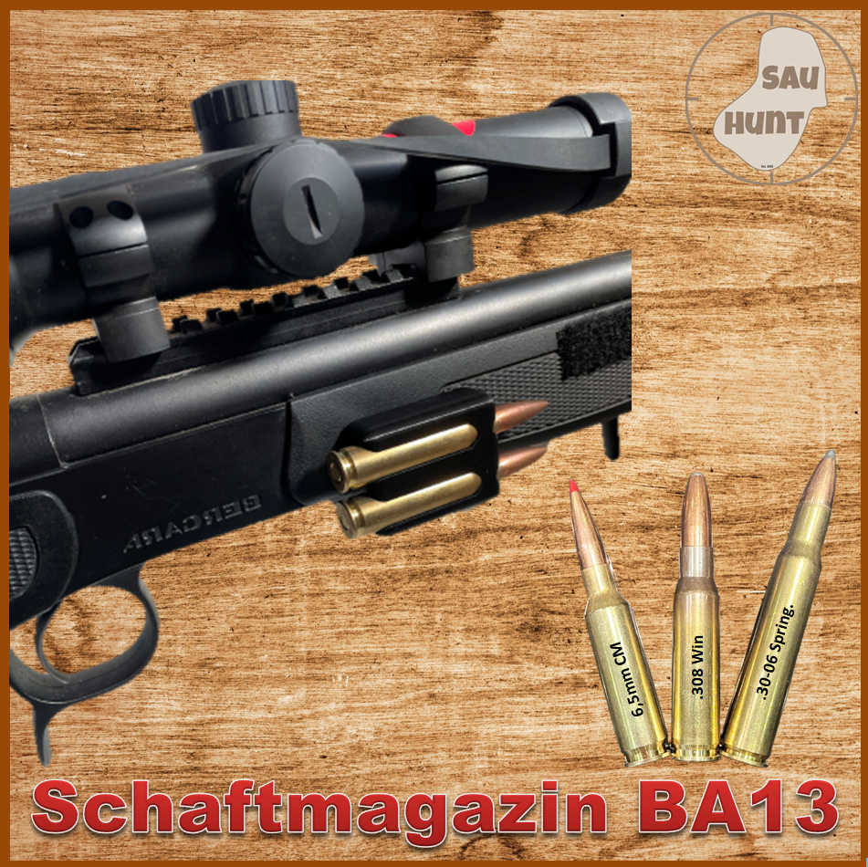 Schaftmagazin für Bergara BA13 TD - LI & RE .308 Win. 6,5mm CM &.30.06 Spring.