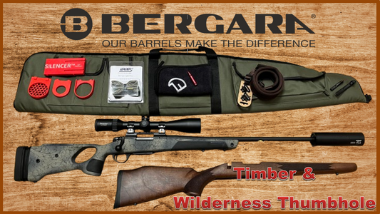 Bergara B14 Timber 22" & Wilderness Thumbhole "Locher"